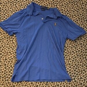 Polo Ralph Lauren Men's Blue Custom Slim Fit Shirt